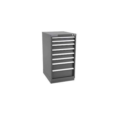 Champion Tool Storage Modular Drawer Cabinet, 8 Drawer, Dark Gray, Steel, 22 in W x 28-1/2 in D x 41-3/4 in H N18000801ILCFTB-DG